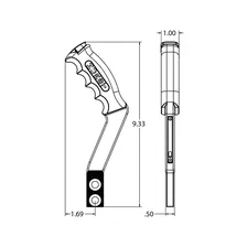 Nitro Stick Shift Handle - 12V Switch - Anodized Aluminum image 2
