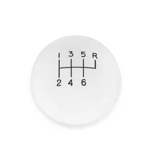 Shift Knob - 6-Speed - White image 2