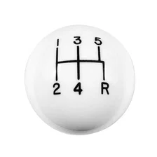 Shift Knob - 5-Speed Pattern - White image 2