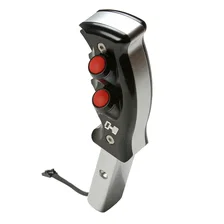 Billet/Plus Pistol Grip Auto Shift Handle - Manual Shift Buttons for Ford Mustang image 1