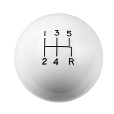Shift Knob - 5-Speed Pattern - White for Ford Mustang image 2