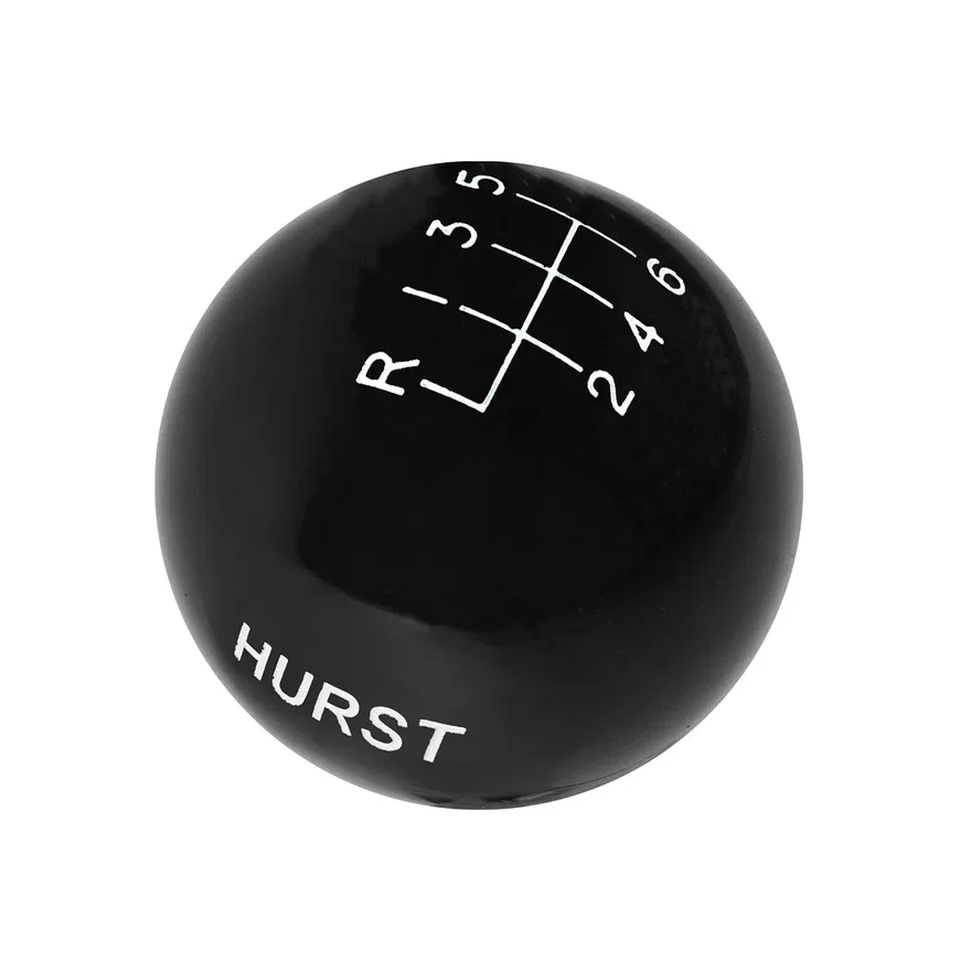 Shift Knob - 6-Speed - Black - Ford