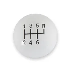 Shift Knob - 6 Speed - White image 4