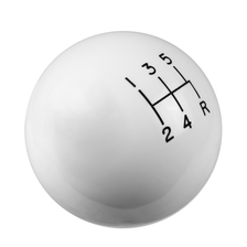 Shift Knob - 5-Speed Pattern - White for Ford Mustang image 1