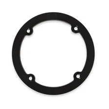 Billet Shifter Boot and Bezel - Round - Black Finish image 3