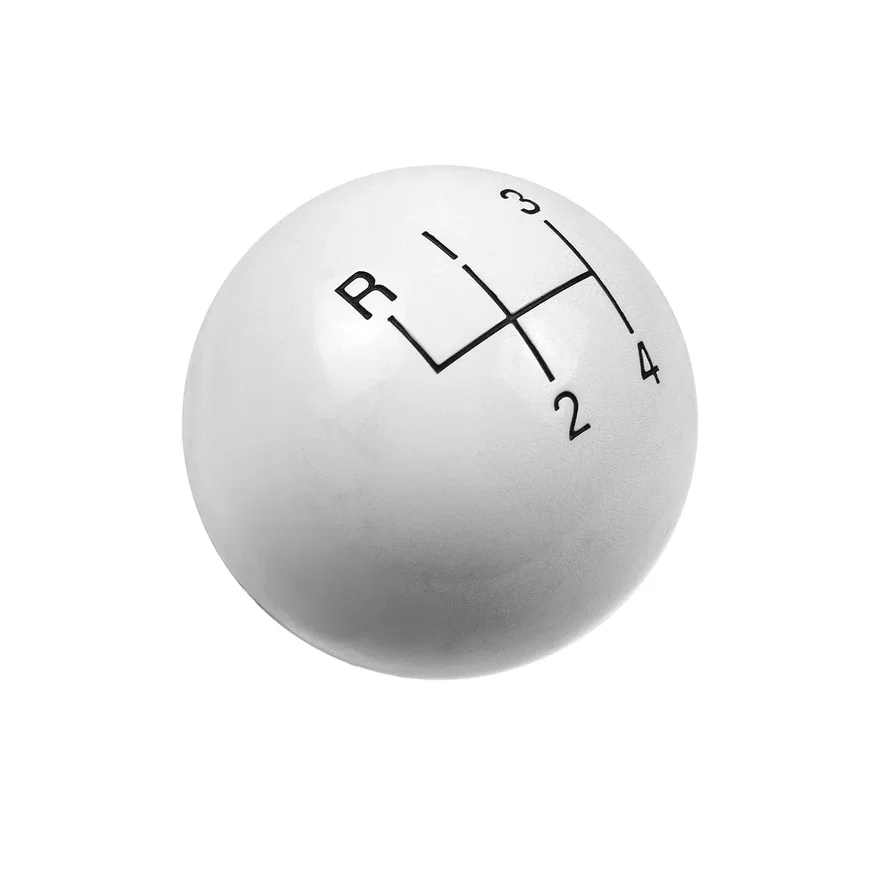 Shift Knob - 4-Speed - White