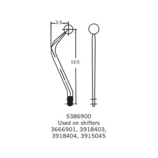 Competition/Plus Shifter Stick - Chrome image 6