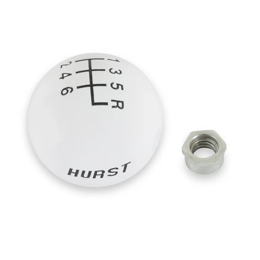 Shift Knob - 6 Speed - White