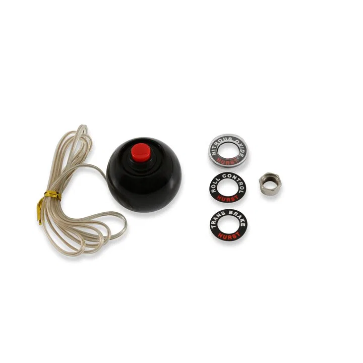 Shift Knob - No Pattern - Black - 12 Volt Switch