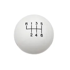 Shift Knob - 6-Speed - White - Ford image 2