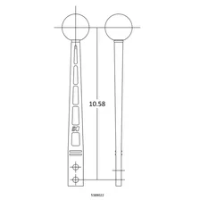 Billet/Plus Shifter Stick - Black/Machined image 6