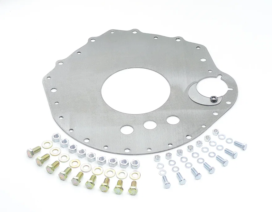 Safety Block Plate - Chevy - Steel - Manual Transmission