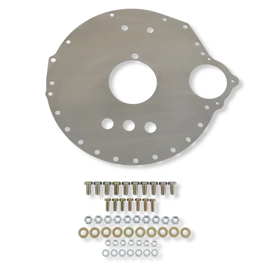 Safety Block Plate - Big Block Ford FE - Steel - Manual Transmission