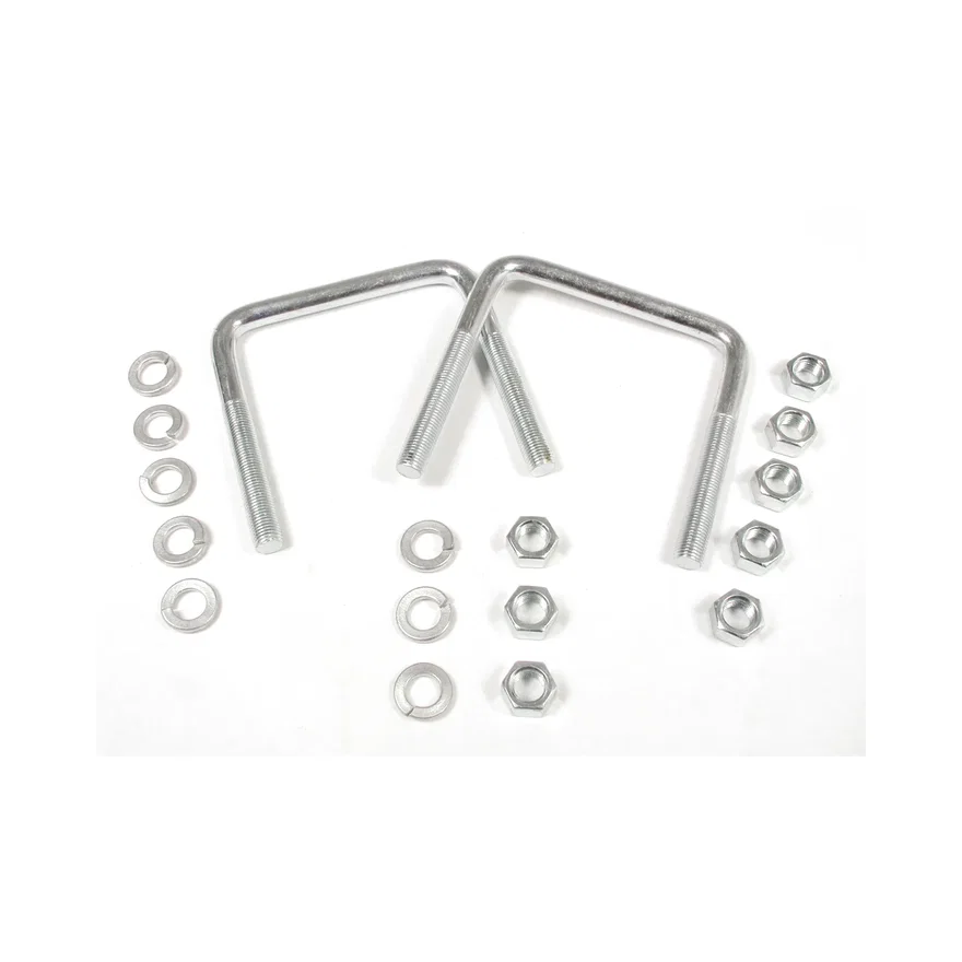 Replacement U-Bolt Kit- 3/8" Diameter - 3-1/2" Center to Center