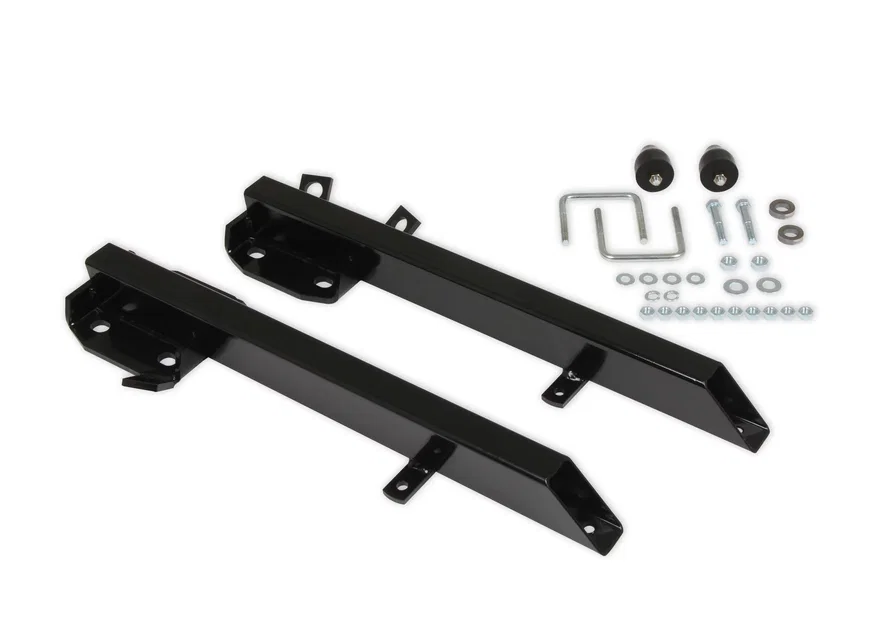 Traction Bars - 1964-1973 Ford - 3 in Diameter - Steel - Black - Pair