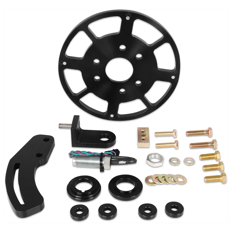 Crank Trigger Wheel Kit - Flying Magnet - SBC - 8 in. for Chevrolet
