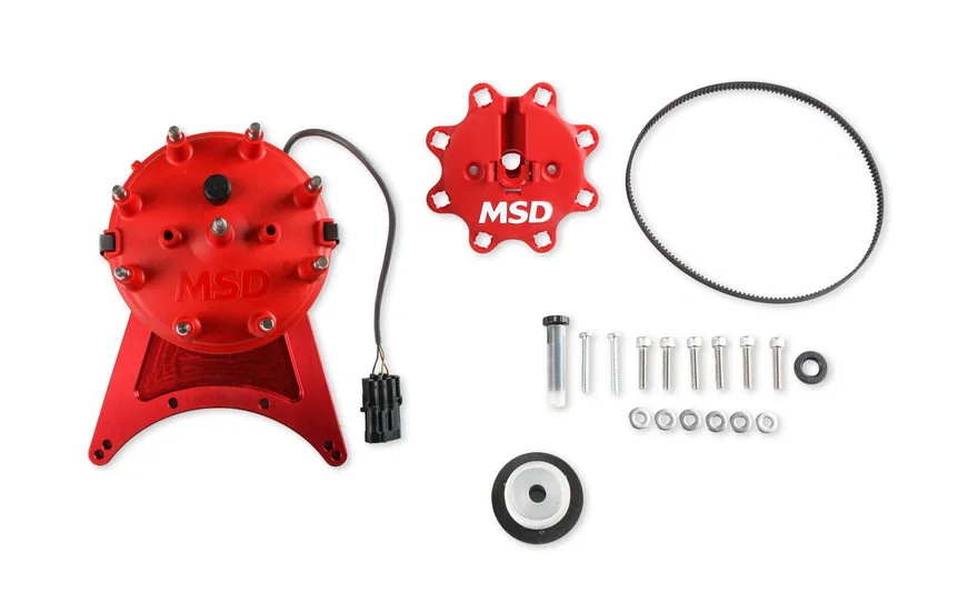 Front Drive Distributor with Adjustable Cam Sync