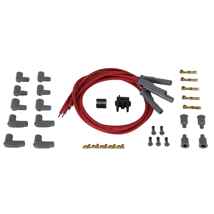Wire Set, 8.5mm Super Conductor, Motorcycle, 4 Cylinder