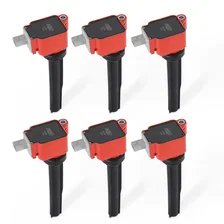 Ignition Coil - Ford EcoBoost -  2.7L V6 - Red - 6-Pack image 1
