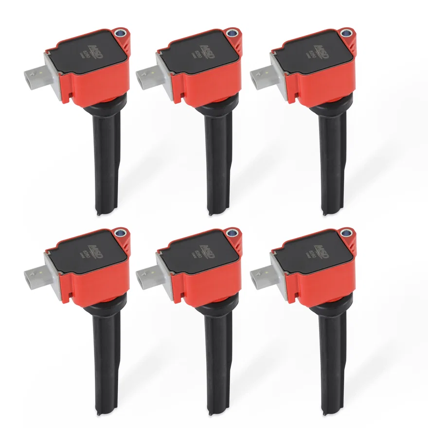 Ignition Coil - Ford EcoBoost -  2.7L V6 - Red - 6-Pack