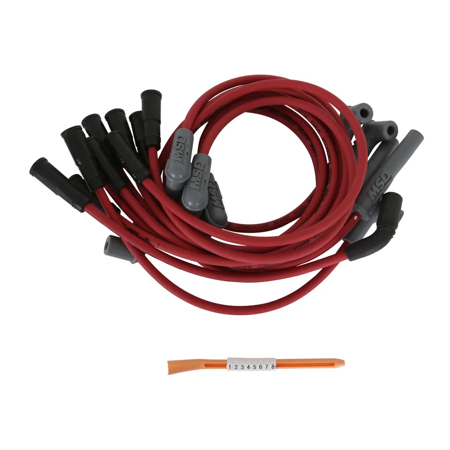 Super Conductor Spark Plug Wire Set, Chevy Corvette, LT1, V8, ’92-’97