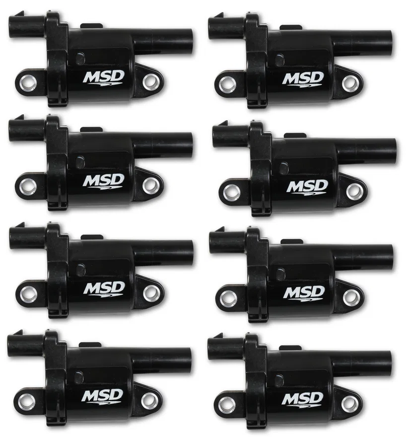 Ignition Coil - Blaster Series - Gen V GDI Engine - Black - 8-Pack- Round