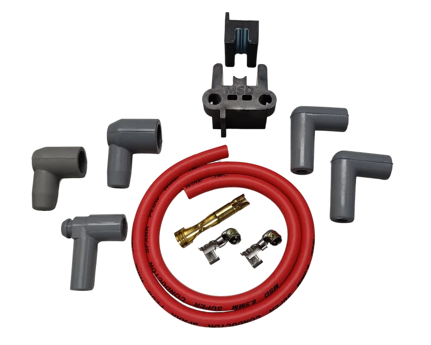 Universal Coil Wire 8.5mm Super Conductor - Red - 24in - Universal HEI