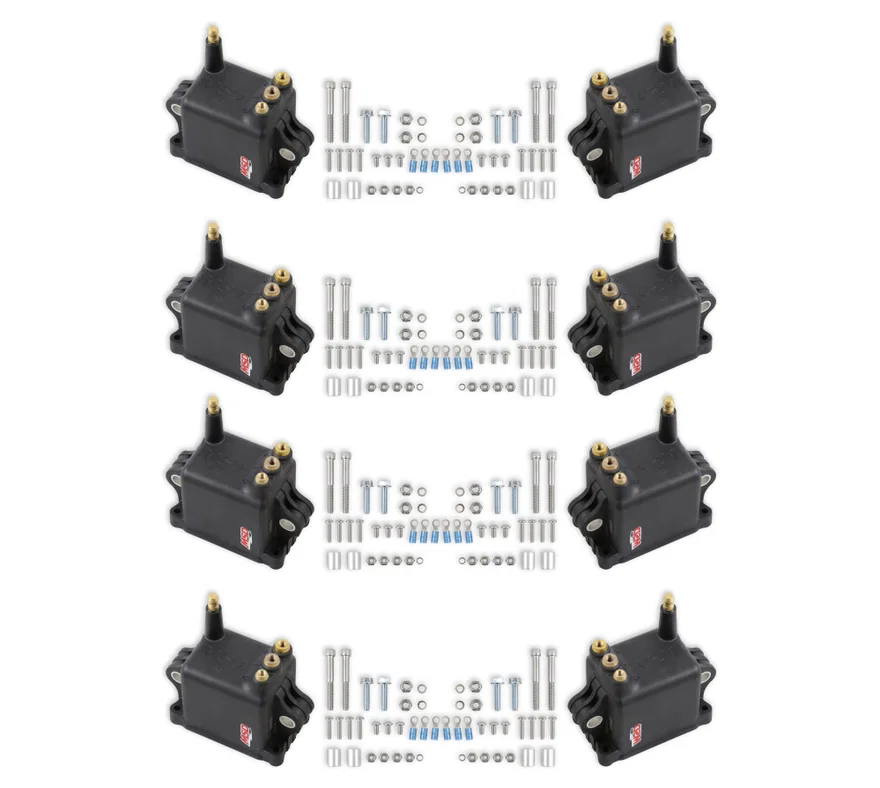 Ignition Coil - High Output - Black - 8-Pack