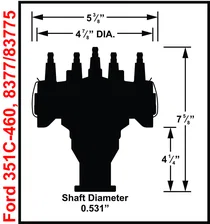 Ford 351C – 460 Crank Trigger Distributor image 4