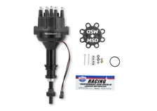 Black Distributor, Ford 351W, Pro-Billet w/Steel Gear image 1