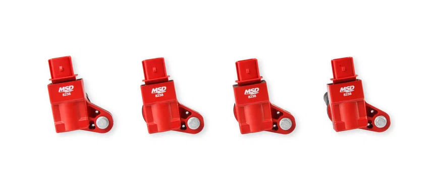 Ignition Coil - Blaster Series - GM 4-Cyl Engines - Red - 4-Pack