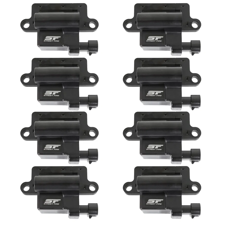 Street Fire Ignition Coils - GM LS 1999-2009 L-Series Truck Square - 8-Pack