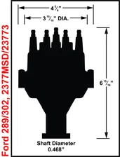 Ford 289, 302 Dual Sync Distributor image 6