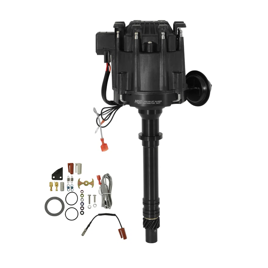 Black Pro-Billet Chevy HEI Distributor