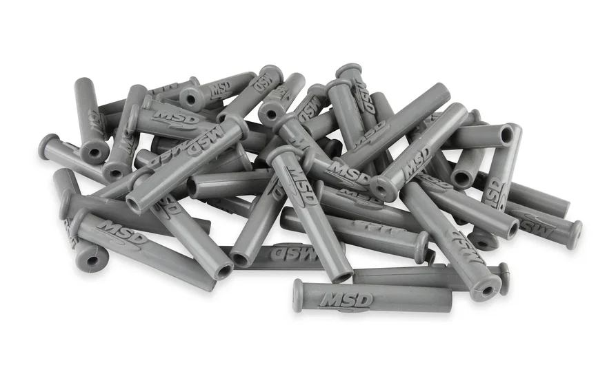 Boots, Straight, Logo Gray Silicone, 50EA