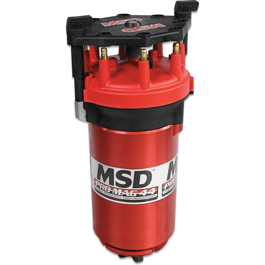 Pro Mag 44 Amp Generator, CCW Rotation, Red, Band Clamp