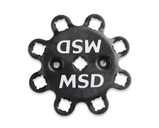 Black Distributor Ford 351C-460, Pro Billet, Small Cap, Steel Gear image 3