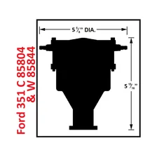Ford 351W Crab Cap Distributor image 2