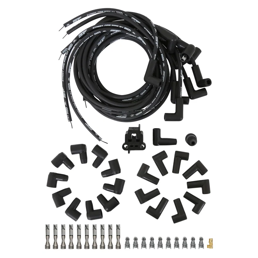 Street-Fire Wire Set 8 Cyl 90°, Sock/ HEI, Universal