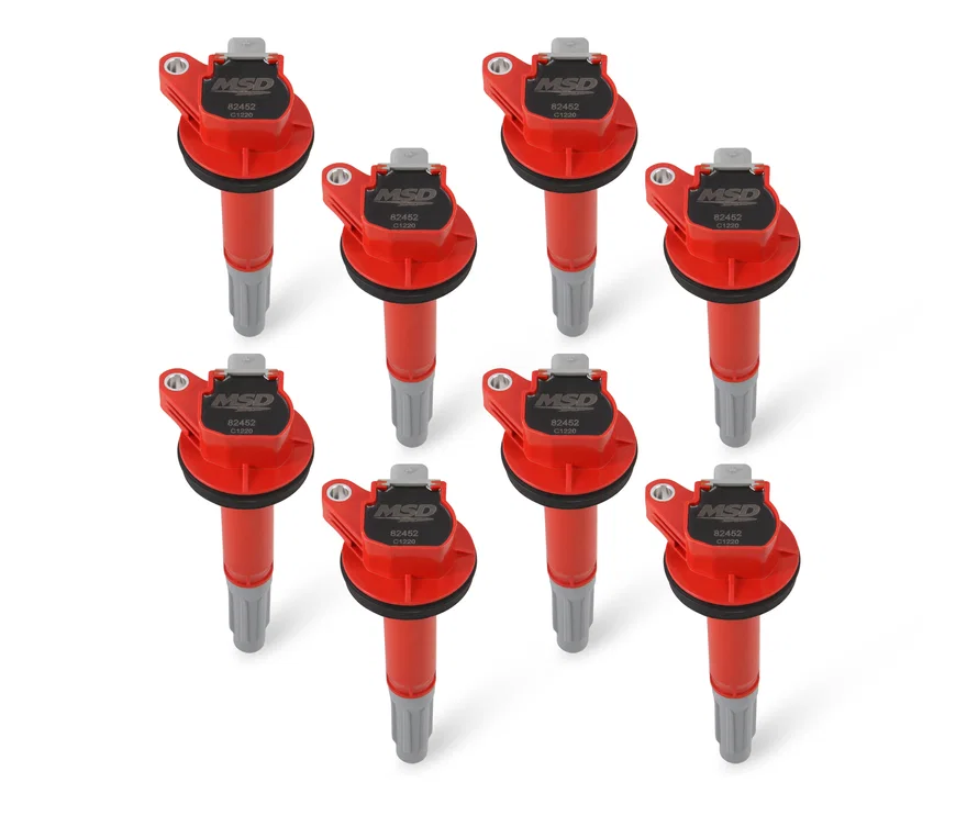 Ignition Coil - Blaster - Ford Shelby GT350/500 5.2L V8 - Red - 8-Pack