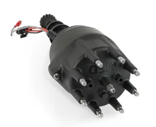 Ready-to-Run Black Marine Distributor Ford 351C-460, Steel Gear image 2