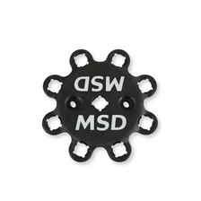 Distributor Cap - V8 - HEI Terminals - Black - Spark Plug Wire Retainer image 6