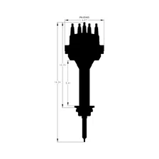 Black Chrysler 426, 440 Pro-Billet Distributor image 7