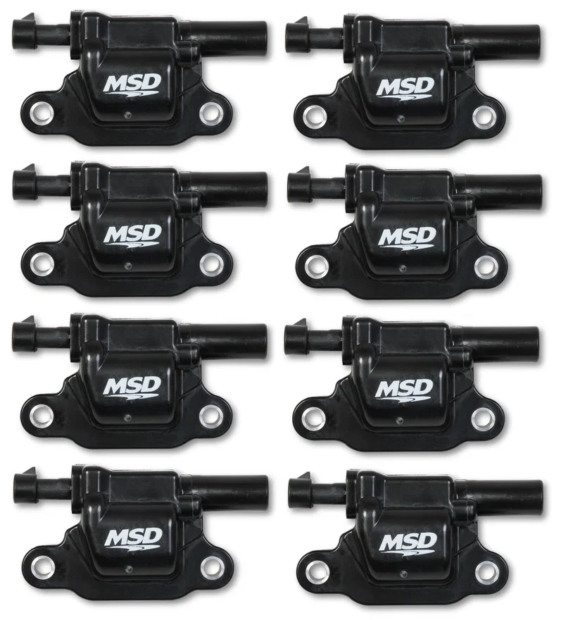 Ignition Coil - Blaster Series - Gen V GDI Engine - Black - 8-Pack - Square