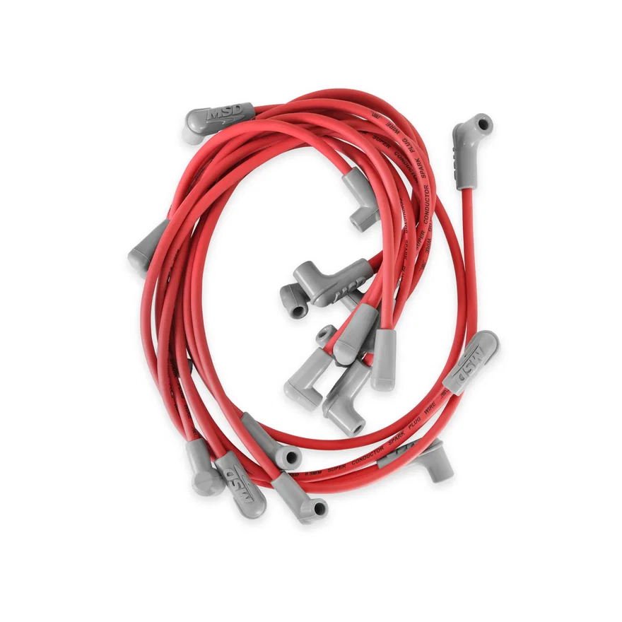 SB Chevy Super Conductor Spark Plug Wire Set for use with pn 8541 Crab Cap