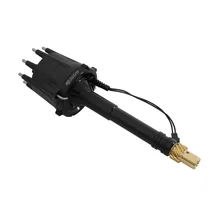 Black Chevy V8 Pro-Billet Distributor w/ locked-out timing & bronze gear image 3