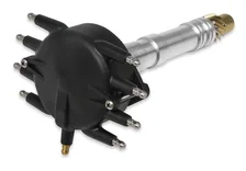 Chevy Crank Trigger Distributor with Black Crab Cap image 3