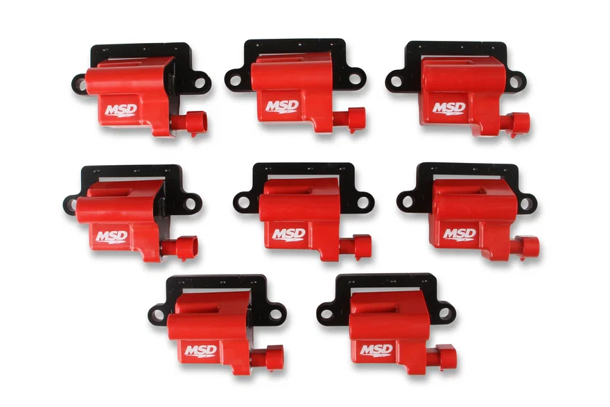 Ignition Coil - GM LS Blaster Series - L-Series Truck Engine - Red - 8-Pack