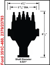 Ford 351C - 460 Dual Sync Distributor image 5