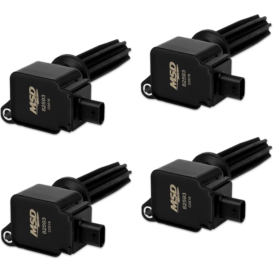 Ignition Coil - Ford EcoBoost - 2.0L/2.3L L4 - Black - 4-Pack
